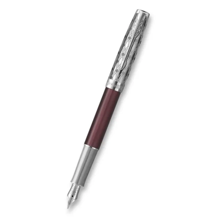 Główne zdjęcie produktu Parker Sonnet Premium Metal Red CT hrot F