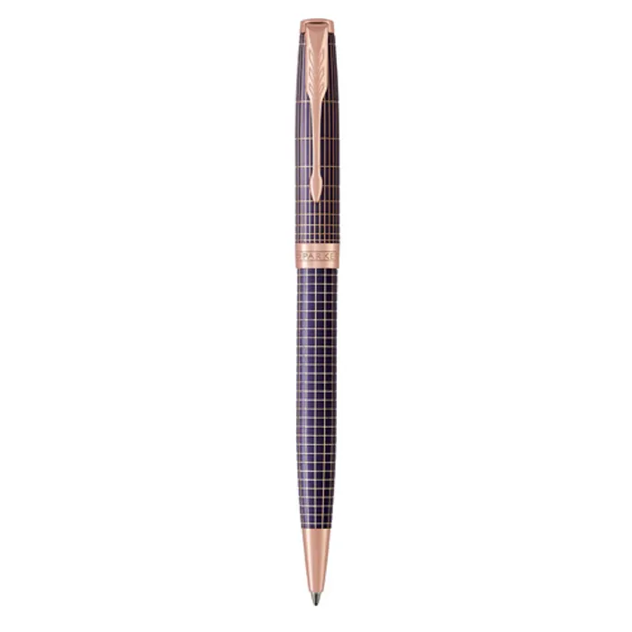 Główne zdjęcie produktu Parker Sonnet Purple Chiselled PGT kuličková tužka