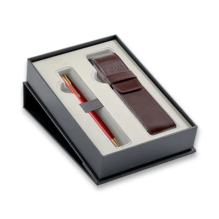 Główne zdjęcie produktu Parker Sonnet Red GT kuličková tužka, dárková sada s pouzdrem