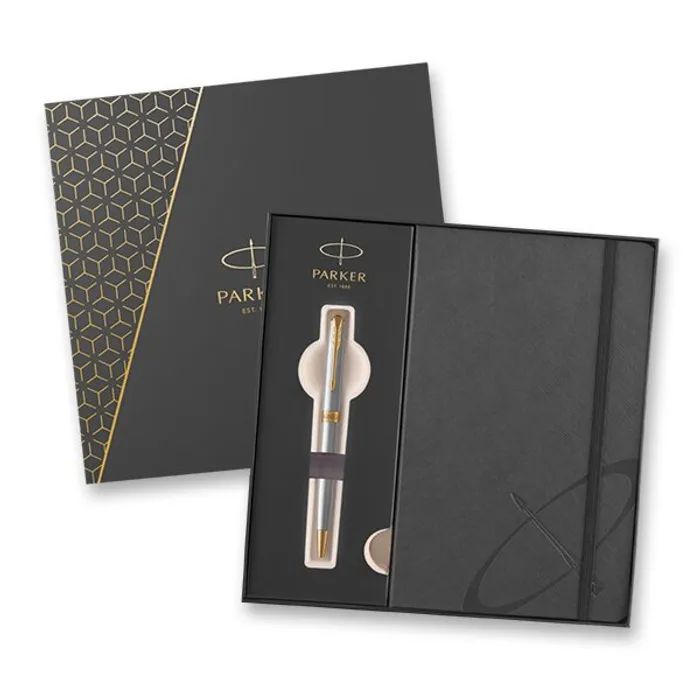 Główne zdjęcie produktu PARKER Sonnet Stainless Steel GT sada kuličkové pero a zápisník