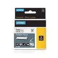 Następne zdjęcie produktu Taśma, 12 mm x 3,5 m, DYMO Rhino, biało-czarna