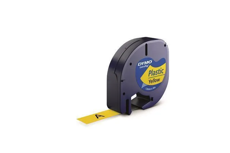 Główne zdjęcie produktu Páska, 12 mm x 4 m, DYMO "Letratag", žlutá