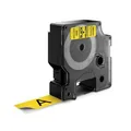 Następne zdjęcie produktu Taśma 19 mm x 7 m DYMO D1, żółto-czarna