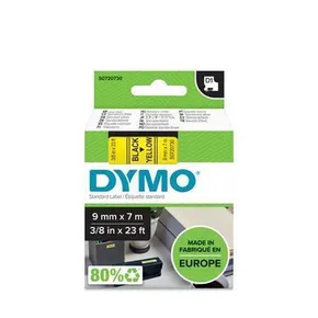 Taśma 9 mm x 7 m DYMO D1, żółto-czarna