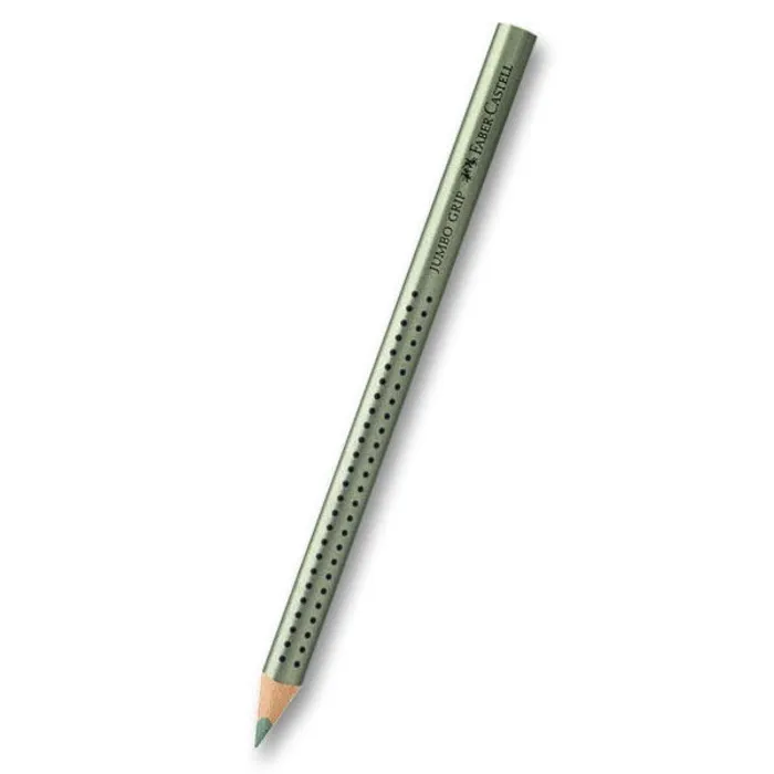 Główne zdjęcie produktu Pastelka Colour Grip Jumbo Metallic zelená