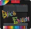 Kredka Faber-Castell 116425 Black Edition, blaszane pudełko 24 szt