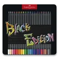 Kredka Faber-Castell 116425 Black Edition, blaszane pudełko 24 szt