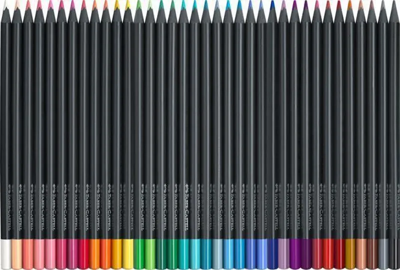 Główne zdjęcie produktu Pastelka Faber-Castell 116436 Black Edition, papírová krabička 36 ks