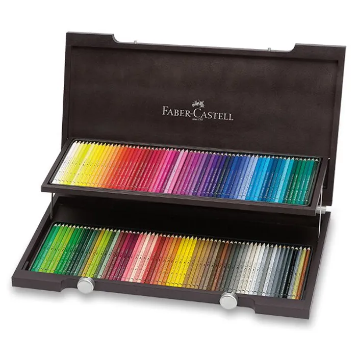Główne zdjęcie produktu Pastelka Faber Castell 117513 Albrecht Dürer, dřevěná kazeta 120 ks