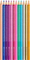 Faber-Castell 201737 Sparkle kredka, pudełko upominkowe 12 szt