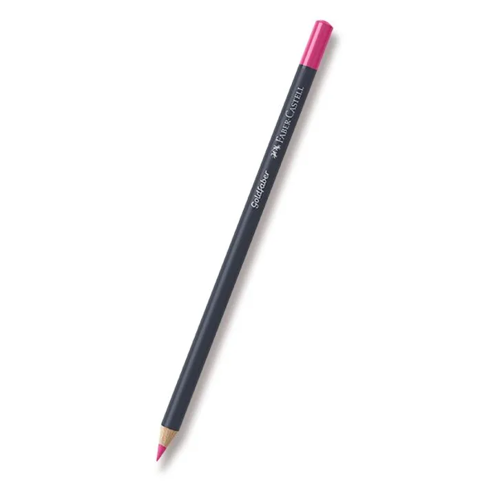 Główne zdjęcie produktu Pastelka Goldfaber, 123 fuchsia  Faber Castell (114723)