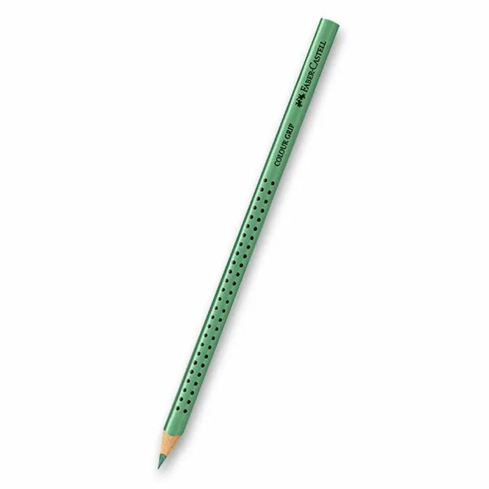 Główne zdjęcie produktu Pastelka Faber-Castell Grip 2001 - metalické odstíny zelená