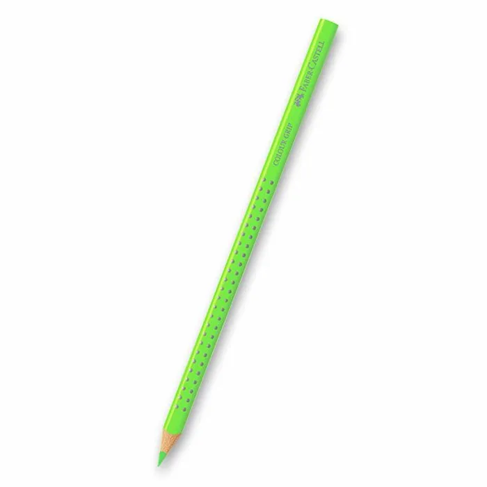Główne zdjęcie produktu Pastelka Faber-Castell Grip 2001 - neonové odstíny zelená