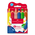 Pastele Faber-Castell Grippy - 6 kolorów