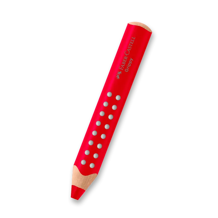 Główne zdjęcie produktu Pastelka Faber-Castell Grippy - červená