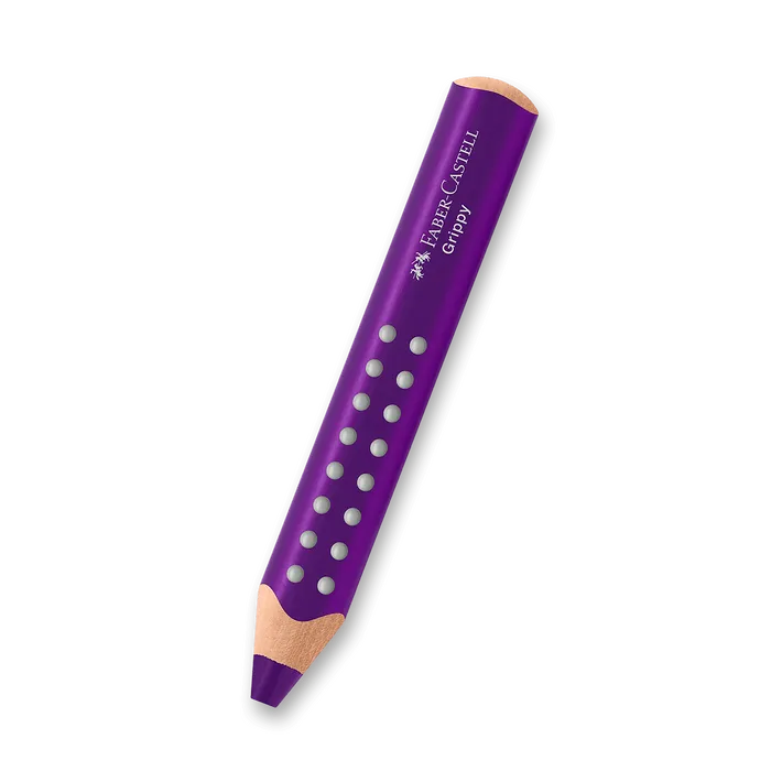 Główne zdjęcie produktu Pastelka Faber-Castell Grippy - tmavě fialová
