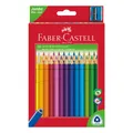 Kredki Faber-Castell 116530 Junior Trójkątne 30 kolorów + temperówka