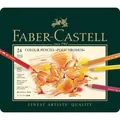 Kredki Polichromowane pudełeczko blaszane 24szt Faber Castell 110024