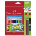 Trójkątna kredka promocyjne opakowanie 18 szt. + 4 szt. + 2 szt. Faber-Castell (201597)