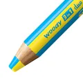 Pastelka, vodovka & voskovka v jednom STABILO woody 3 in 1 duo - žlutá/azurová modrá