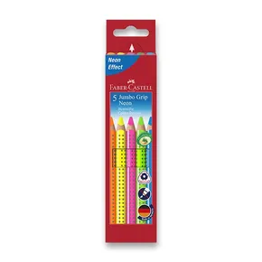 Kredki Faber-Castell 110994 Jumbo Grip Neon 5 kolorów