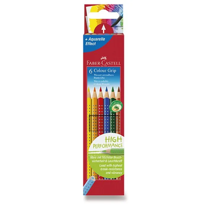 Główne zdjęcie produktu Pastelky Faber-Castell 112406 Grip 2001 6 barev