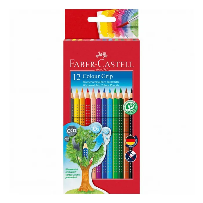 Główne zdjęcie produktu Pastelky Faber-Castell 112412 Colour Grip 2011 12 barev