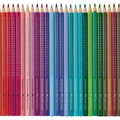 Następne zdjęcie produktu Kredki Faber-Castell 112435 Grip 2001 blaszane pudełko, 36 kolorów