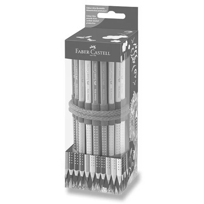 Główne zdjęcie produktu Pastelky Faber-Castell 201541 Grip 2001 textilní pouzdro, 18 ks