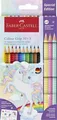Kredki Faber-Castell 201542 Color Grip Unicorn zestaw, 13 szt.