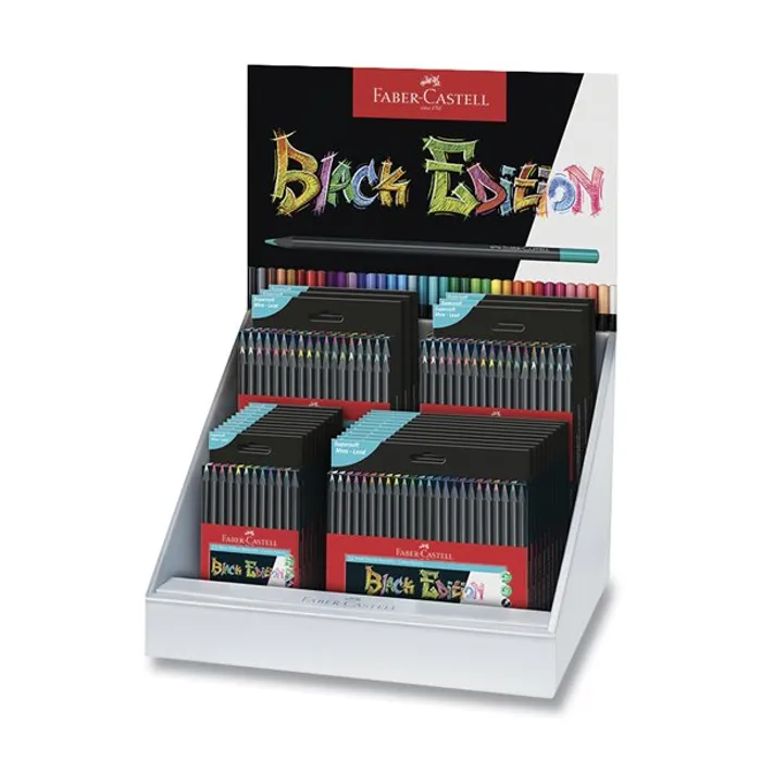 Główne zdjęcie produktu Pastelky Faber-Castell Black Edition stojánek, 26 ks balení