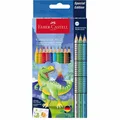 Zestaw kredek Faber-Castell Colour Grip Dinosaurus, 13 szt.