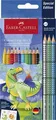 Następne zdjęcie produktu Zestaw kredek Faber-Castell Colour Grip Dinosaurus, 13 szt.