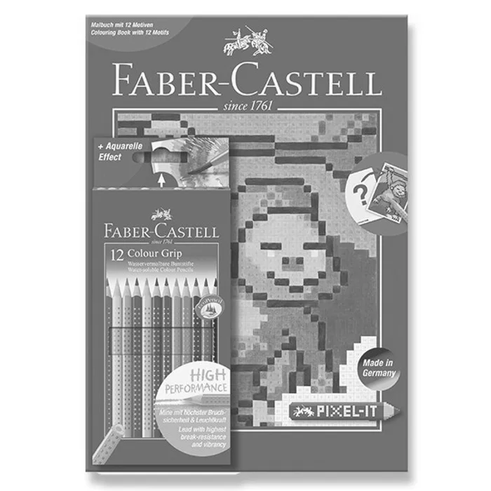 Główne zdjęcie produktu Pastelky Faber-Castell Grip 2001 Pixel-it 12 barev