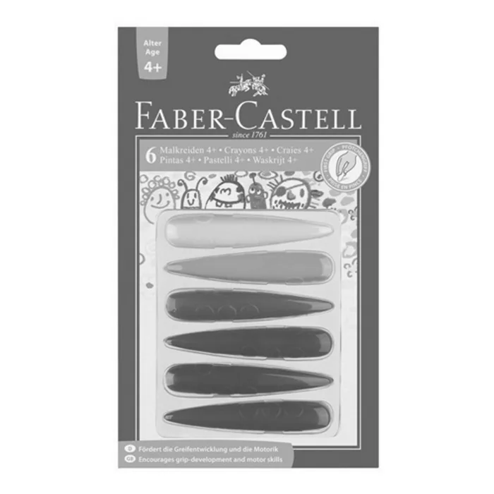 Główne zdjęcie produktu Pastelky Faber-Castell plastové 6 barev