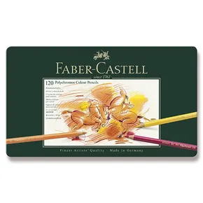 Pastelky Faber-Castell Polychromos plechová krabička, 120 barev