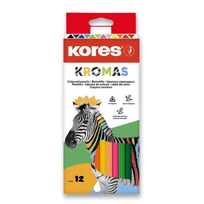 Główne zdjęcie produktu Pastelky Kores Kromas 12 barev