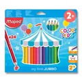 Kredki Maped Color'Peps Jumbo, 24 kolory