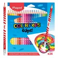 Maped Color'Peps Oops kredki z gumką 24 kolory