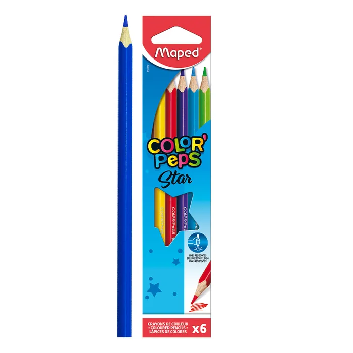 Główne zdjęcie produktu Pastelky Maped Color'Peps 6 barev
