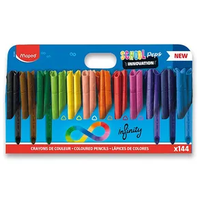 Zestaw szkolny Kredki Maped Color'Peps Infinity, 144 szt