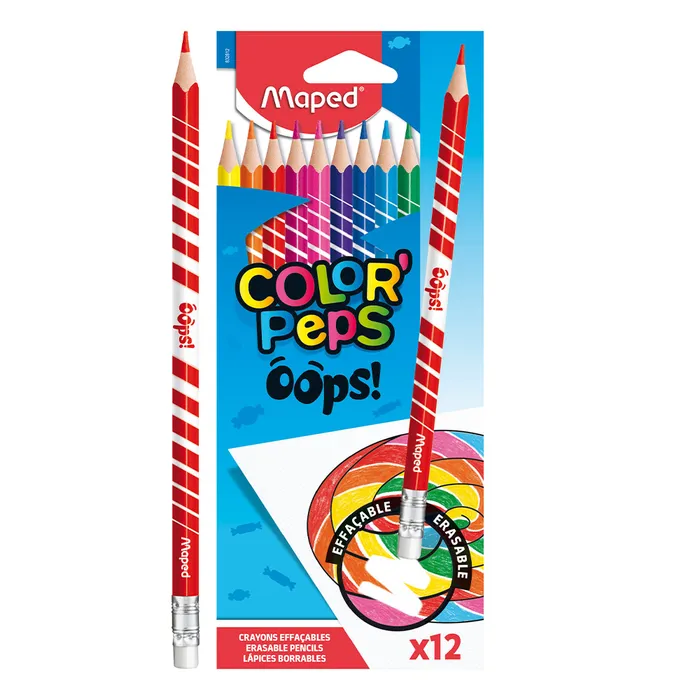 Główne zdjęcie produktu Pastelky Maped Color'Peps Oops 12 barev