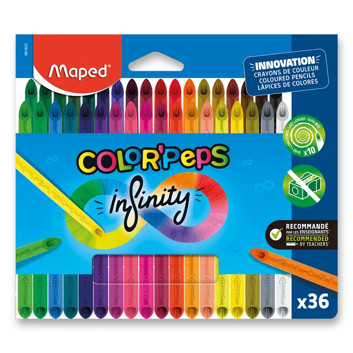 Główne zdjęcie produktu Pastelky Maped Infinity [36 ks]