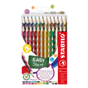 Kredki STABILO EASYcolors dla osób leworęcznych - zestaw 24 szt