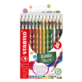 Kredki STABILO EASYcolors dla osób praworęcznych - zestaw 24 szt
