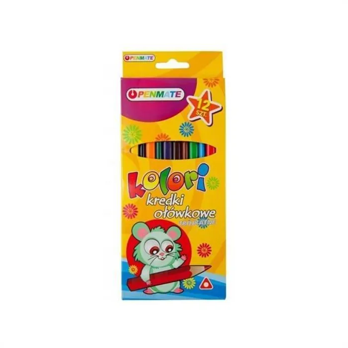 Główne zdjęcie produktu Pastelky trojhranné Penmate 12 ks
