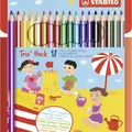 Następne zdjęcie produktu Kredki trójkątne STABILO Trio strong - zestaw 18 szt
