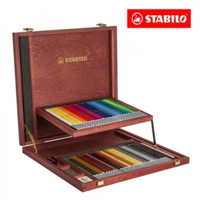 Kredy pastelowe STABILO CarbOthello - 60 szt. w drewnianym etui