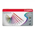 Kredy pastelowe STABILO CarbOthello - ARTY+ - 12 szt. w puszce