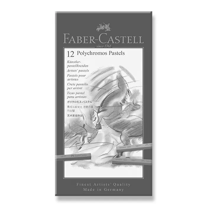 Główne zdjęcie produktu Pastely Faber-Castell Polychromos 12 ks